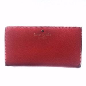 Kate Spade | Red Button Closure Women's Wallet